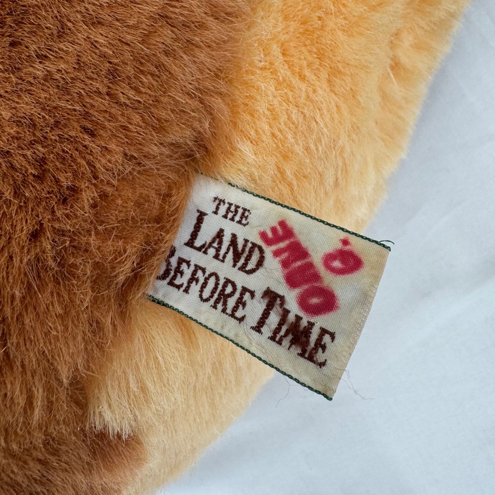 Vintage The Land Before Time Plush Gund 1988 Littlefoot Dinosaur 17" Retro Toy - Picture 9 of 9